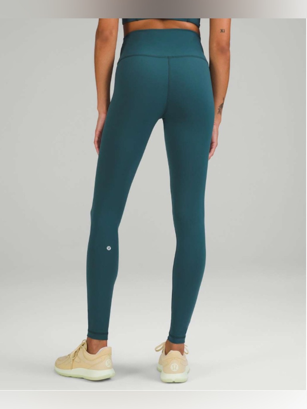 Lululemon Wunder Train High-Rise Leggings Tights 28" Green Jasper